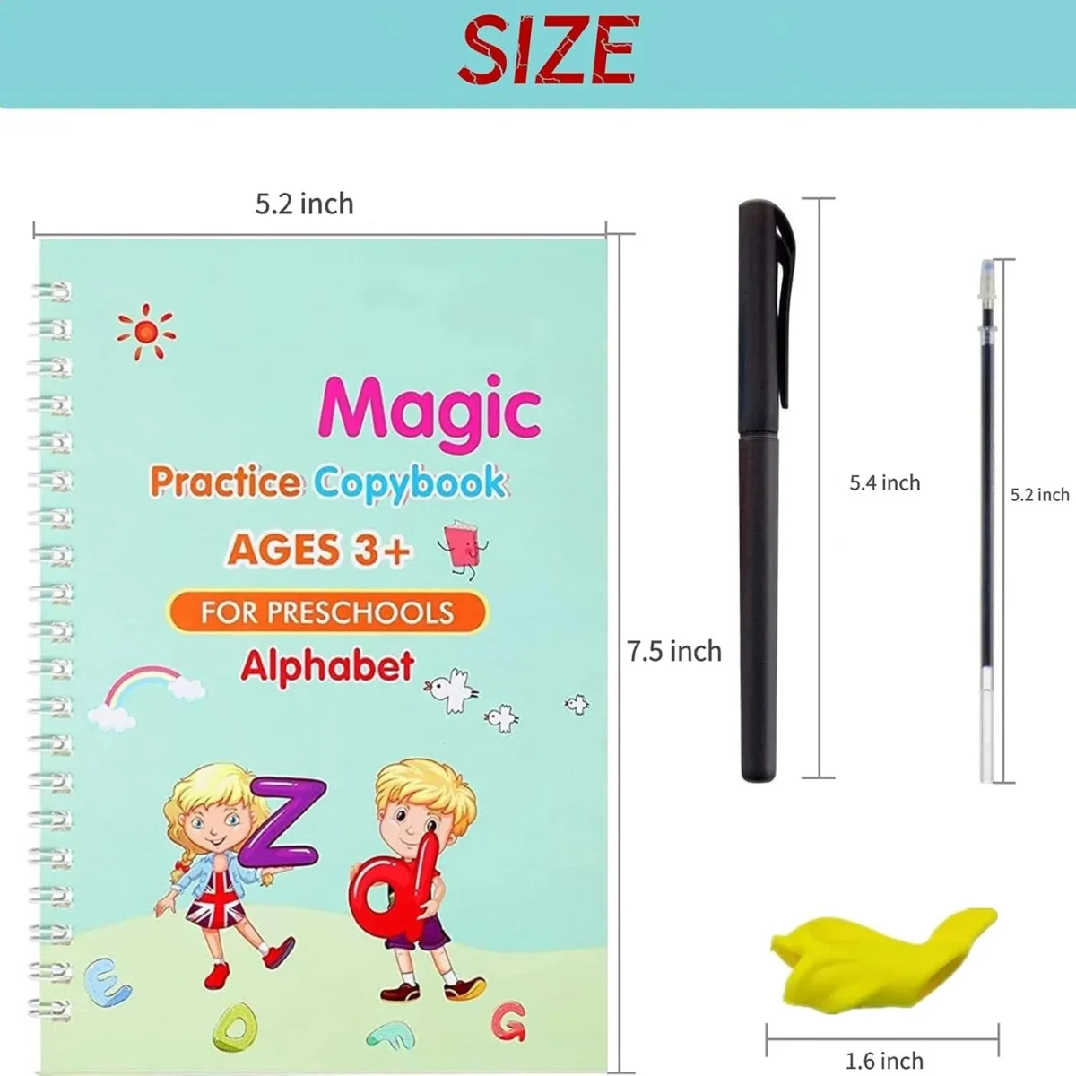ELSUN Magic Practice Copybook Set for Kids - Image 5