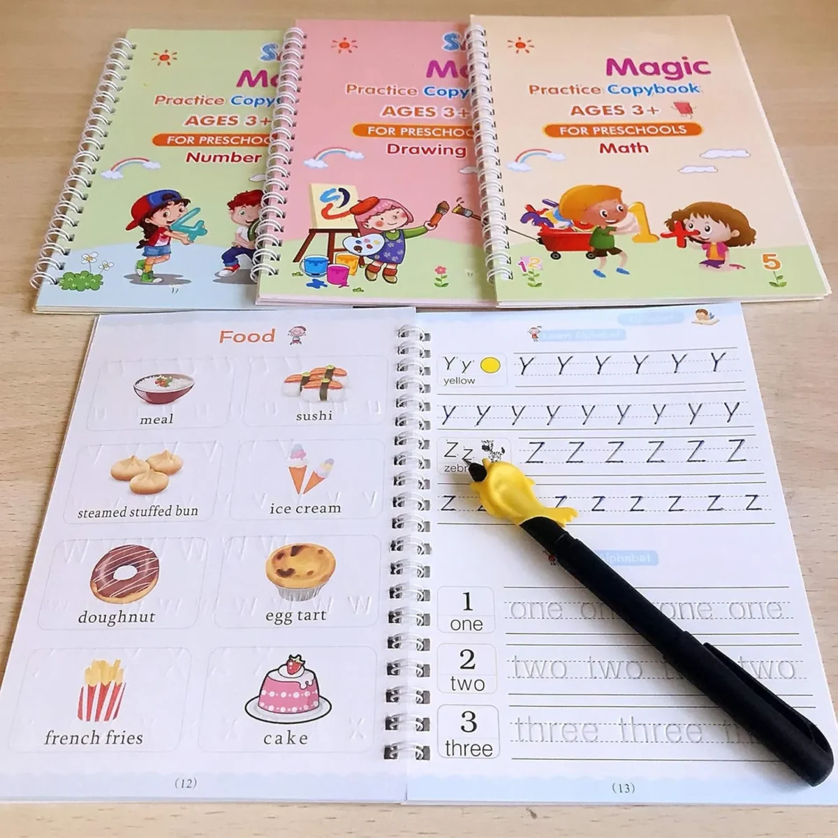 ELSUN Magic Practice Copybook Set for Kids - Image 4