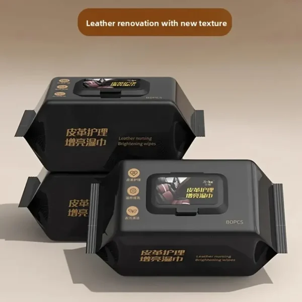 Leather Cleaning Wipes (Pack Off 3)