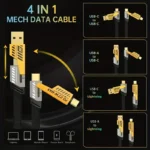 4 in 1 Charging Cable | 65 W Charging Cable - Image 3